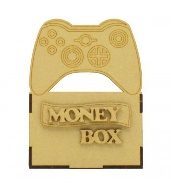 Laser Cut Small Money Box - Xbox Controller Design